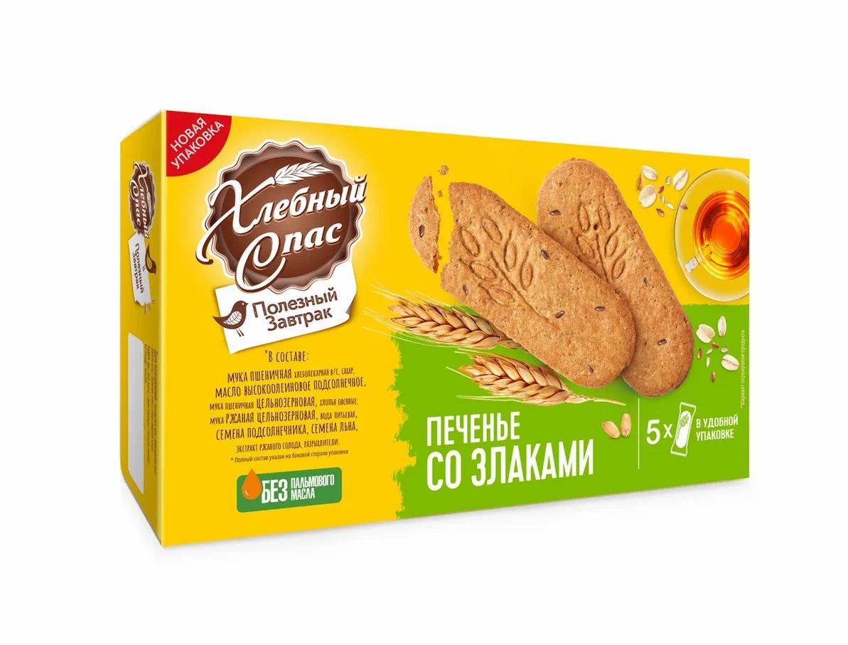 Печ.енье сдоб. "Полезный завтрак" со злаками 160*11 код 2606