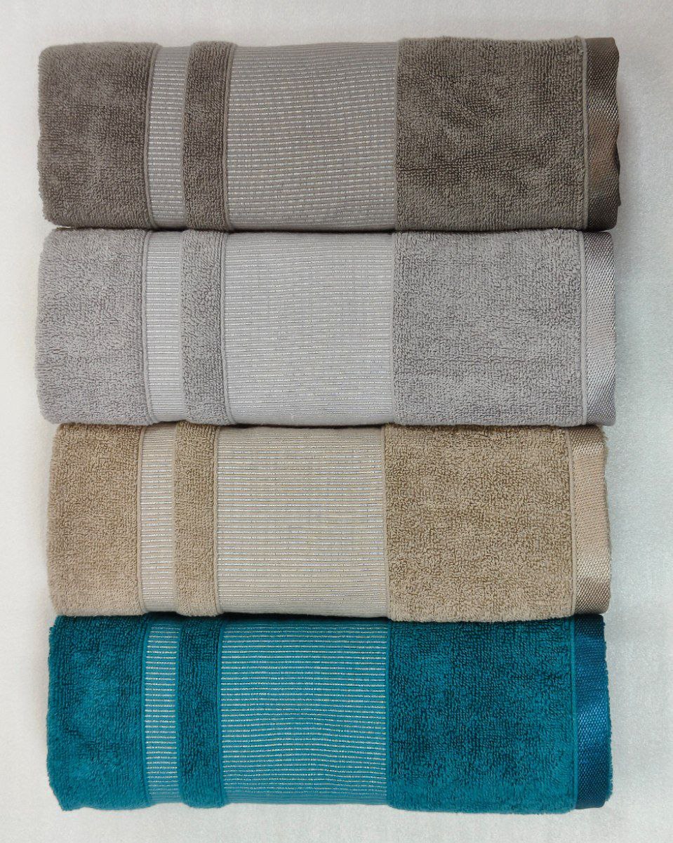 QD-0400 Полотенце махровое р.50х90 см, разноцвет