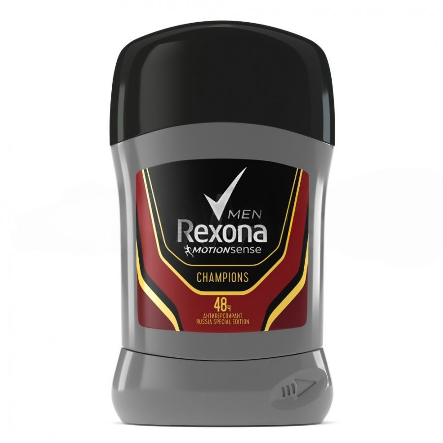 Дезодорант-антиперспирант карандаш Rexona Men Champions мужской, 50 мл