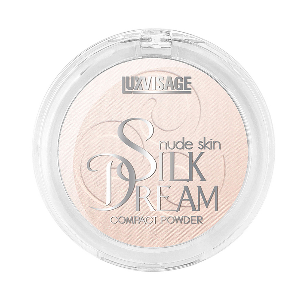 Пудра компактная LUXVISAGE Silk Dream nude skin 10 г 01 тон