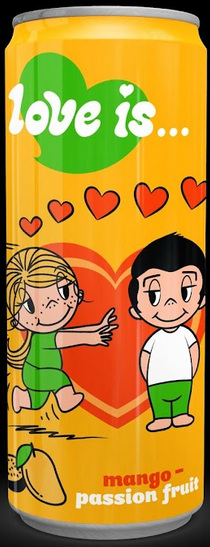 Напиток безалкогольный сильногазированный Love is... со вкусом манго и маракуйи 0,33 л 2,62