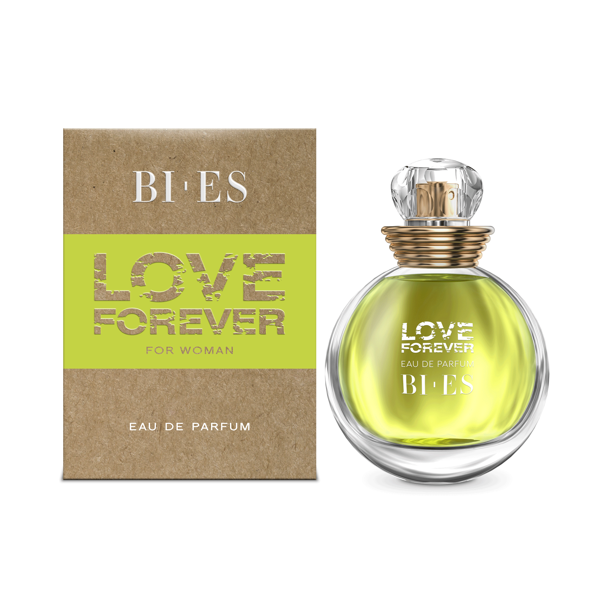 BIS Парфюмерная вода для женщин LOVE FOREVER GREEN, 100 мл
