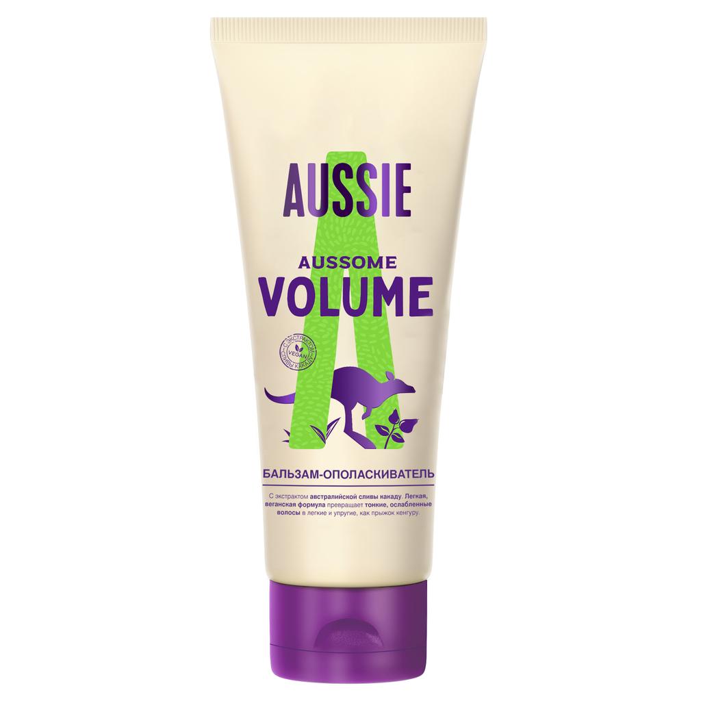 Бальзам-ополаскиватель AUSSIE Aussome Volume с австралийской сливой для объема волос 200 мл