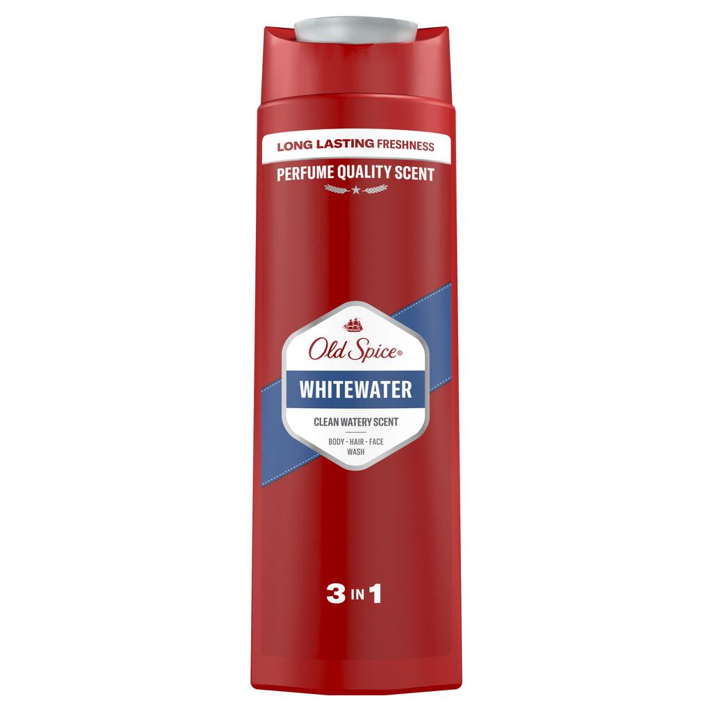 Мужской гель для душа + шампунь 3в1 OLD SPICE WhiteWater 400 мл