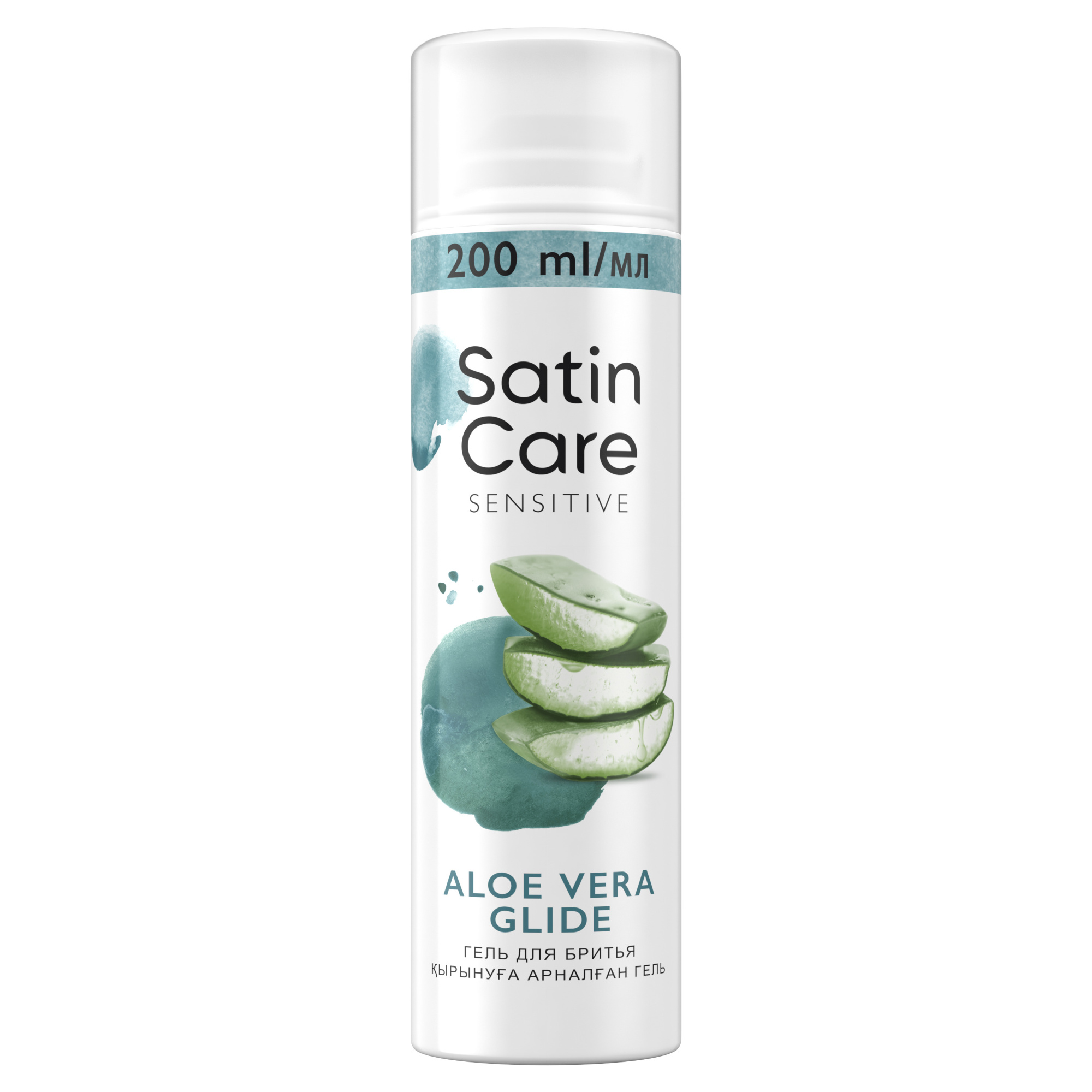 Гель для бритья женский Satin Care Алоэ для чувствительной кожи, 200 мл