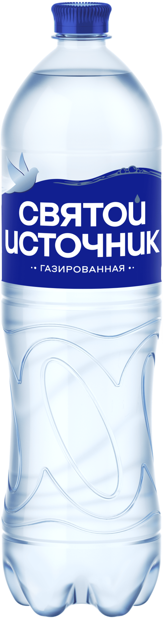 Вода Святой источник питьевая газированная, 1,5 л