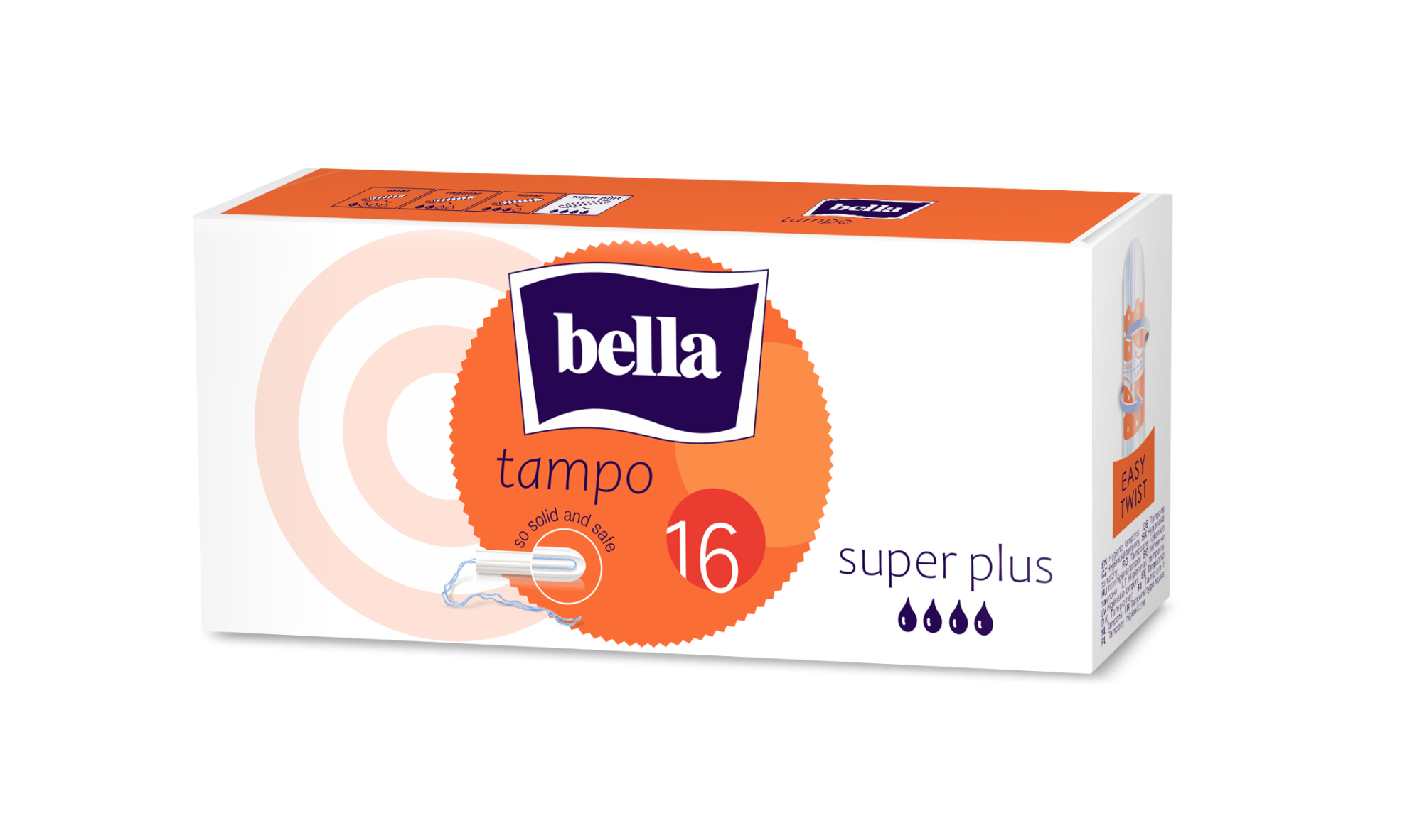 Tampo Bella Premium comfort Super Plus Тампоны женские гигиен. Без апликатора,16 шт
