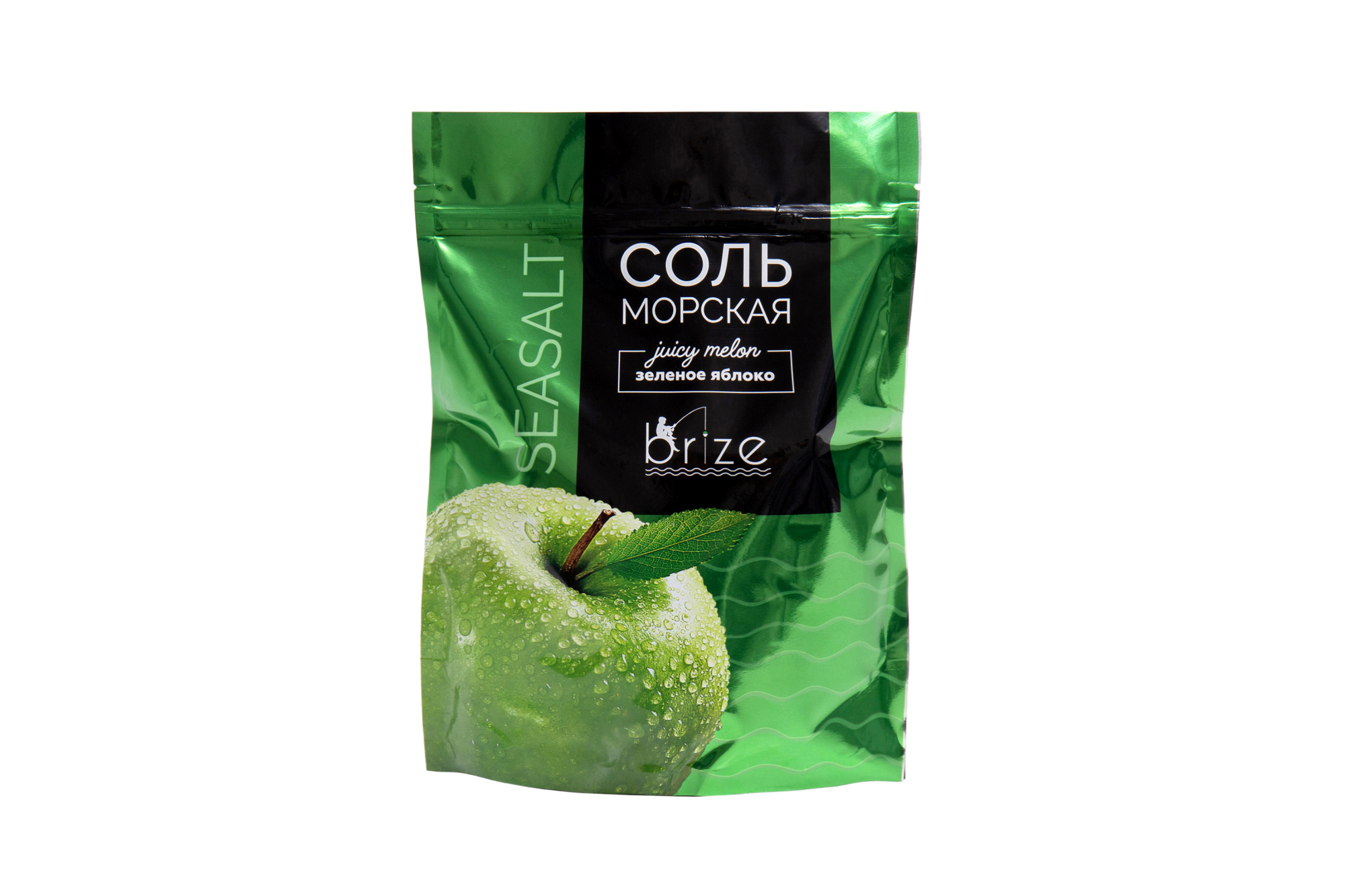 Соль косметическая морская ароматизированная BRIZE "Зеленое яблоко", 1,1 кг