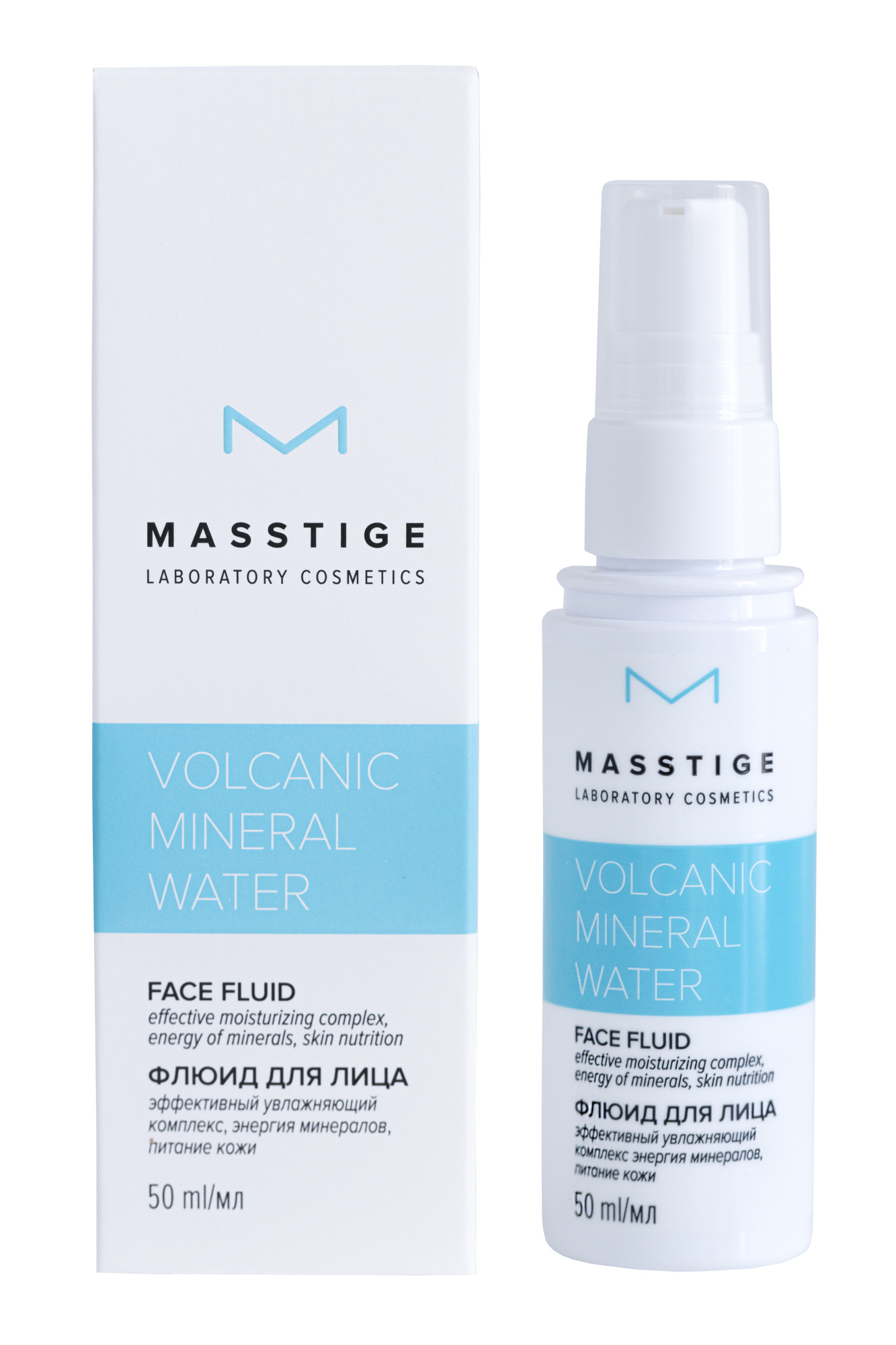 MASSTIGE VOLCANIC MINERAL WATER Флюид для лица, 50мл.