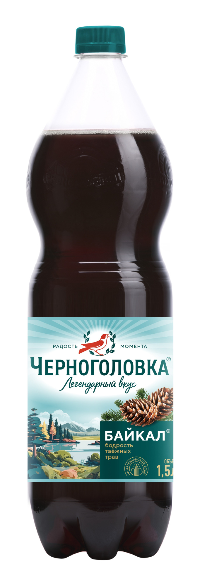 Напиток б/а сильногазированный "Черноголовка" "Байкал" ПЭТ 1,5л.
