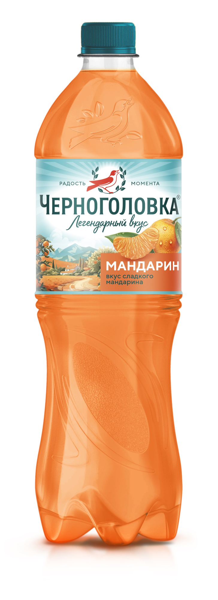 Напиток б/а сильногазированный "Черноголовка" "Мандарин" пэт 1 л.