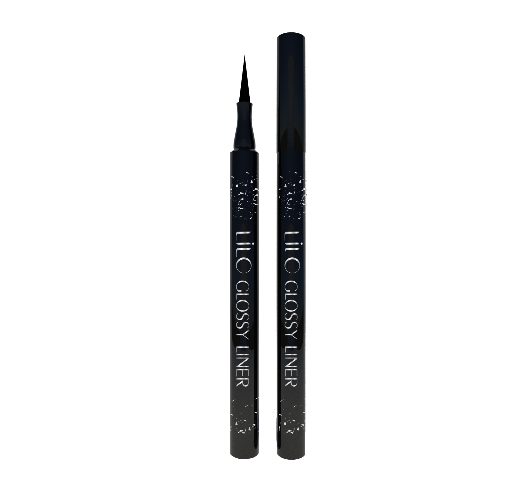 Подводка-фломастер для глаз LiLo GLOSSY LINER, Цвет черный